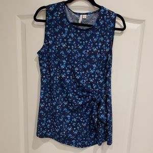 Brand New Elle tank blouze Navy and Red